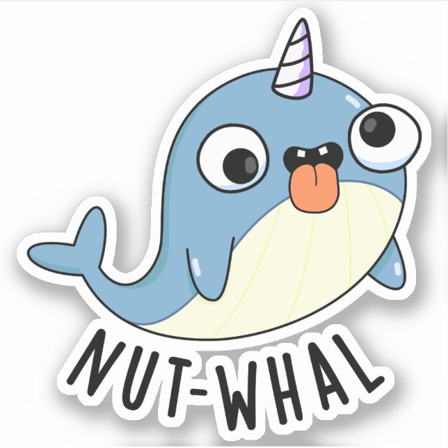 Nut-whal Funny Narwhal Pun  (Front)