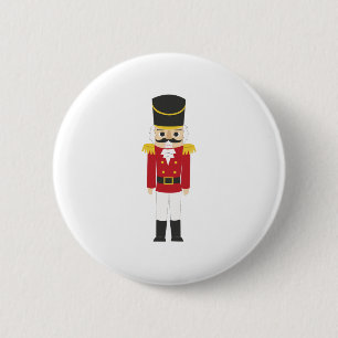 Nutcracker 2 Inch Round Button
