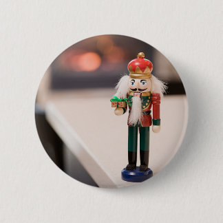 Nutcracker 2 Inch Round Button