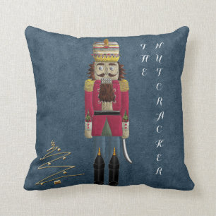 Nutcracker and Rat King Reversible Throw Pillow