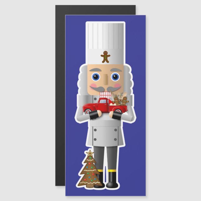 Nutcracker Baker with Little Red Truck (Front/Back)