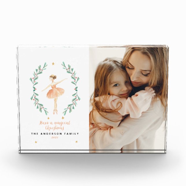 Nutcracker ballerina botanical 1 photo Christmas (Front)