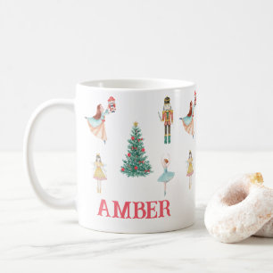 Nutcracker & Ballerina Cute Christmas  Coffee Mug