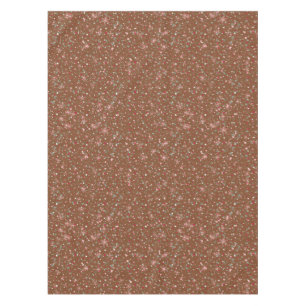 Nutcracker Ballet Brown Glitter  Tablecloth