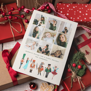 Nutcracker ballet character Christmas holiday Postcard