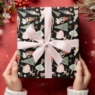 Nutcracker Ballet Christmas Wrapping Paper