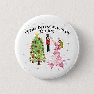 Nutcracker Ballet Classic 09 2 Inch Round Button