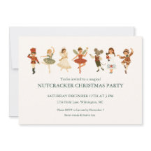 Nutcracker Ballet Cream Christmas Party