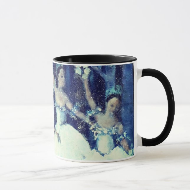 Nutcracker ballet : Dance of the Snowflakes Mug (Right)