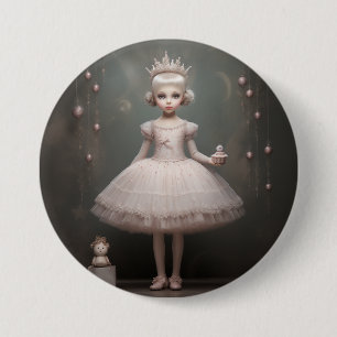 Nutcracker Ballet Fashion-Sugar Plum Fairy 3 Inch Round Button