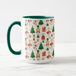 Nutcracker Ballet Holiday Pattern Mug
