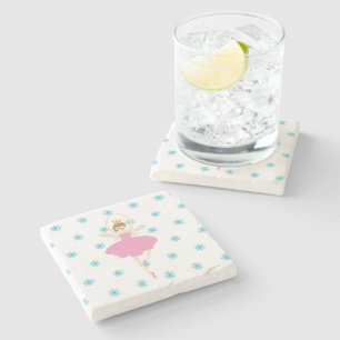 Nutcracker Ballet Illustration Stone Coaster