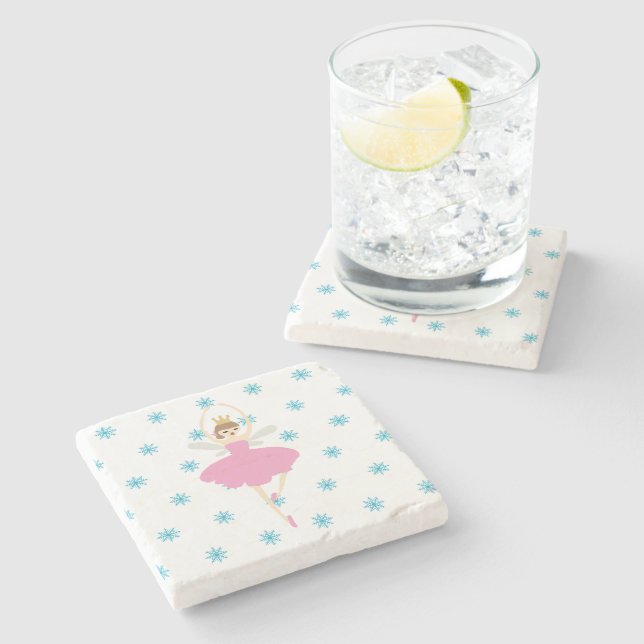 Nutcracker Ballet Illustration Stone Coaster (Side)