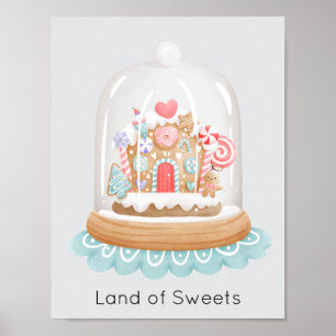 Nutcracker Ballet Land Of Sweets Christmas Poster