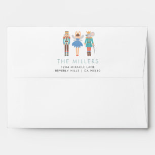 Nutcracker Ballet Minimal Modern Envelope