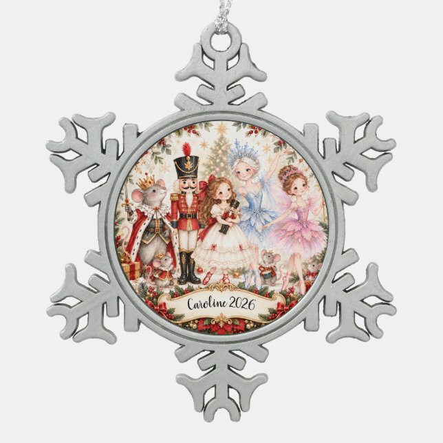 Nutcracker Ballet Ornament (Front)