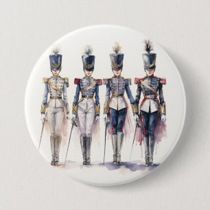 Nutcracker Ballet, Soldiers of the Nutcracker 3 Inch Round Button