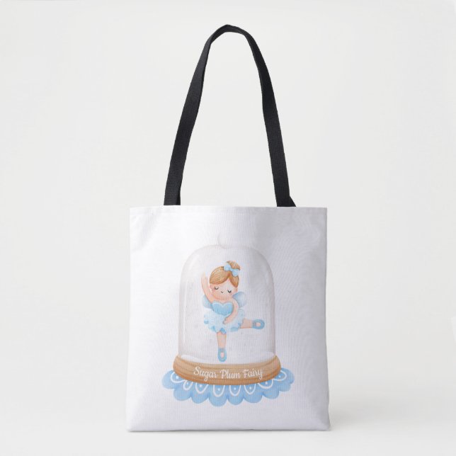 Nutcracker Ballet Sugar Plum Fairy Tote Bag (Front)