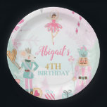 Nutcracker Birthday Christmas Sugar Plum Sweets Paper Plate<br><div class="desc">A wonderful addition to your party! For all matching items see our matching collection.</div>