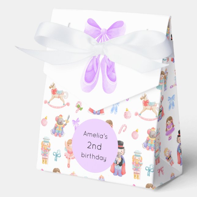 Nutcracker Birthday Favor Box (Front)