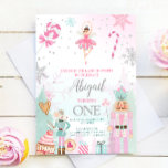 Nutcracker Birthday Girl Land of Sweets Fairy Invitation<br><div class="desc">Winter Birthday themed Nutcracker Land of Sweets invitation for your perfect celebration.</div>