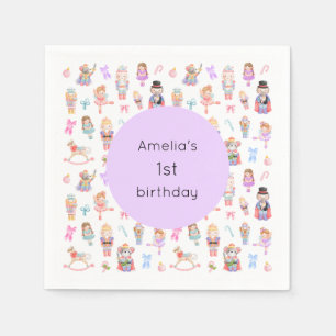 Nutcracker Birthday Napkin