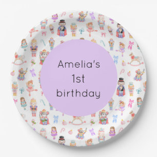 Nutcracker Birthday Paper Plate