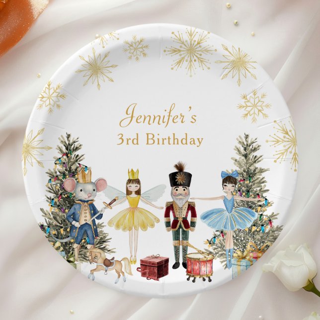 Nutcracker Birthday Party  Paper Plate (Creator Uploaded)