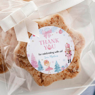 Nutcracker Birthday Party Thank You Favor Tags