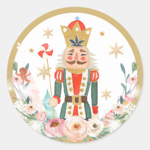 Nutcracker Birthday Sugar Plum Fairy Land Of Sweet Classic Round Sticker