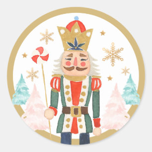Nutcracker Birthday Sugar Plum Fairy Land Of Sweet Classic Round Sticker
