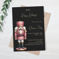 Nutcracker black gold Christmas Party