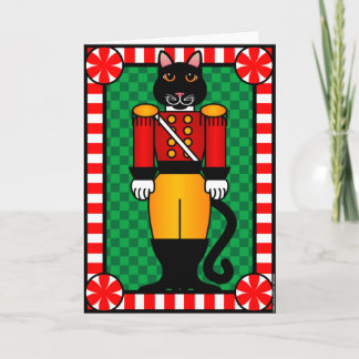 Nutcracker Cat Holiday Card