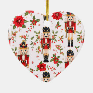 Nutcracker Ceramic Ornament