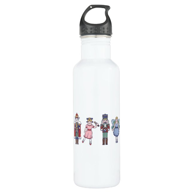 Nutcracker characters 710 ml water bottle (Front)
