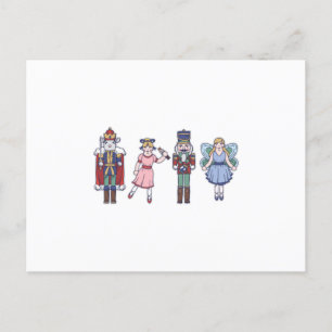 Nutcracker characters postcard