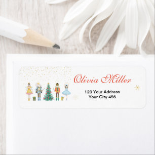 Nutcracker Christmas Address Labels