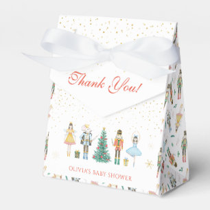 Nutcracker Christmas Baby Shower Thank You Favor Box