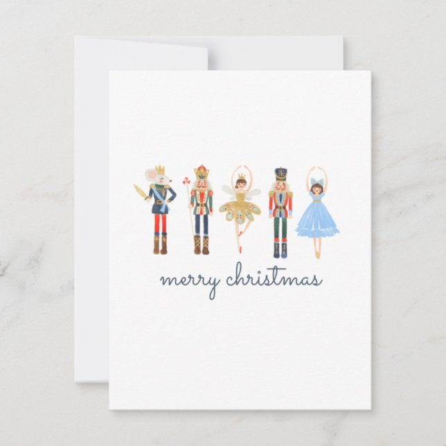  Nutcracker Christmas Cards (Front)