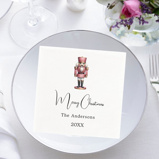 Nutcracker Christmas dinner party Napkin (Creator Uploaded)
