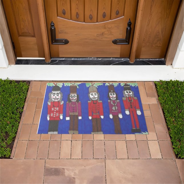 Nutcracker Christmas Doormat (Outdoor)