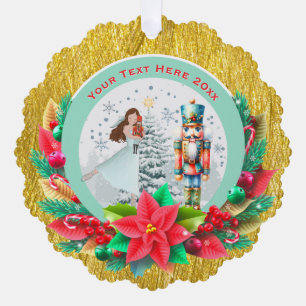 Nutcracker Christmas, Family Holiday Keepsake Gift Ornament Card