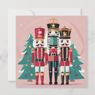 Nutcracker Christmas Flat Holiday Card