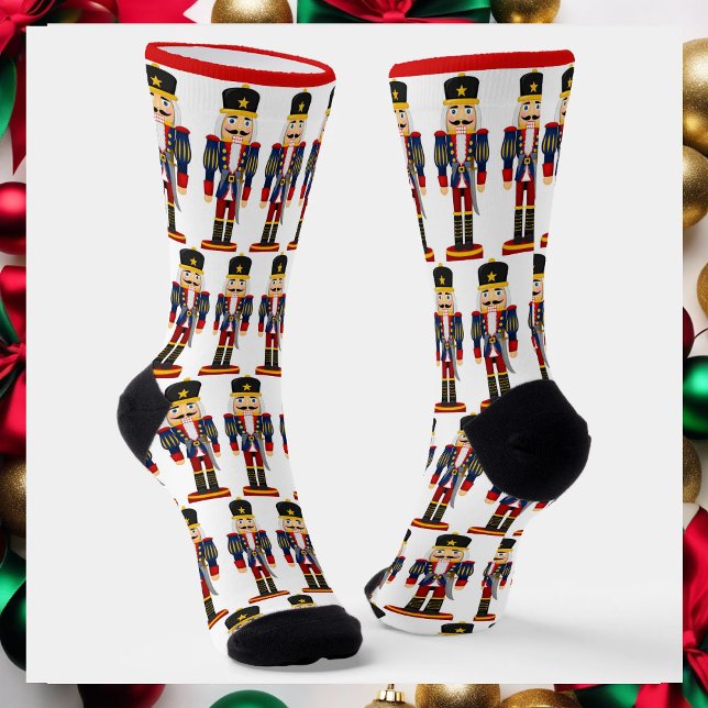Nutcracker Christmas Fun For Men & Women Socks (Creator Uploaded)