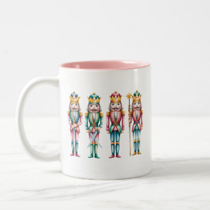 Nutcracker Christmas Holiday Party Festive Xmas Two-Tone Coffee Mug