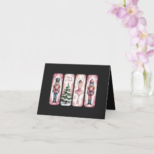 Nutcracker Christmas Holiday Party Gift Festive  Card