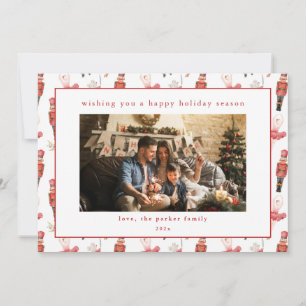 Nutcracker Christmas Holiday Photo Card