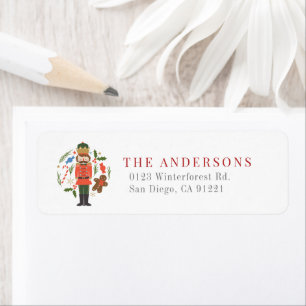 Nutcracker Christmas Holiday Return Address