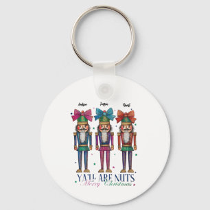 Nutcracker Christmas Keychain