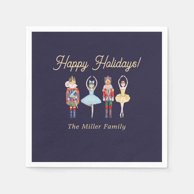 Nutcracker Christmas  Napkin (Front)